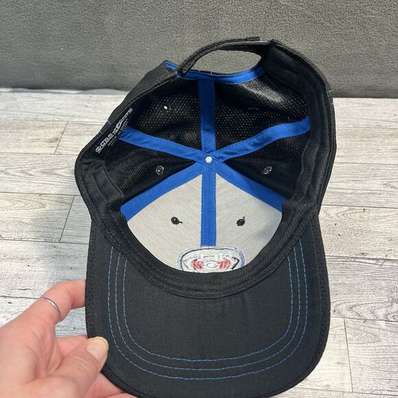 CBS Sports NFL CBS Ball Cap Hat Embroidered Patch Hook/Loop Strap Adjustable EUC - Picture 12 of 13